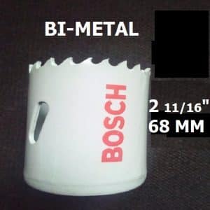 68mm Holesaw for Standard Adapters – Bosch 2608580429 HSS BI-METAL Hole saw - 2 608 580 429