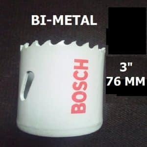 76mm Holesaw for Standard Adapters – Bosch 2608580432 HSS BI-METAL Hole saw - 2 608 580 432