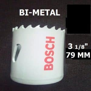 79mm Holesaw for Standard Adapters – Bosch 2608580433 HSS BI-METAL Hole saw - 2 608 580 433
