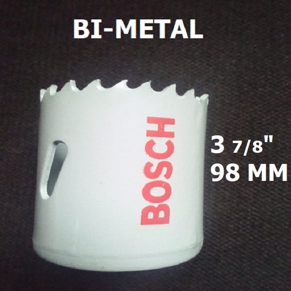98mm Holesaw for Standard Adapters – Bosch 2608580439 HSS BI-METAL Hole saw - 2 608 580 439