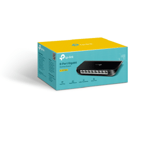 8-Port Gigabit Desktop Network Switch, Plug and Play, Desktop or Wall-Mount, Plastic Case Ethernet Splitter, Fanless, Traffic Optimization, Unmanaged- TPLINK TL-SG1008D
