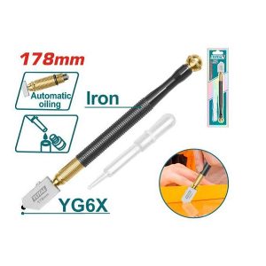178mm Heavy Duty Auto Oil Feed Glass Cutter - TOTAL THT561781