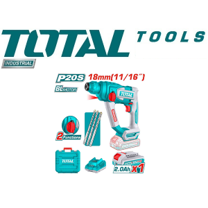 18mm 20V Cordless Rotary Hammer - TOTAL TRHLI201881