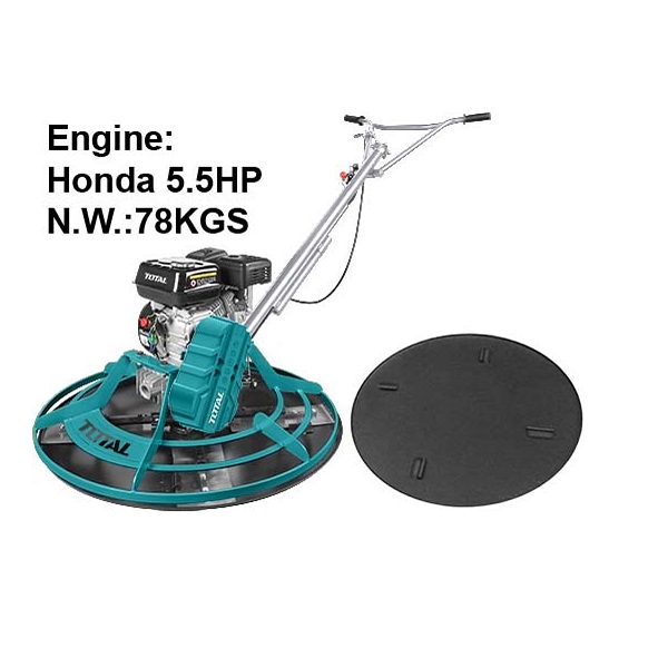 5.5HP 15x35cm 4-Blade Gasoline Power Trowel with Honda GX160 Petrol Engine- TOTAL TP9361-1