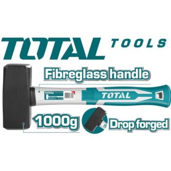 1000g Stoning Hammer with Fiberglass Handle - TOTAL THT7210006
