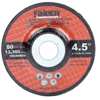 115 mm Abrasive Grinding Disc - 4½inch - Finder 195636