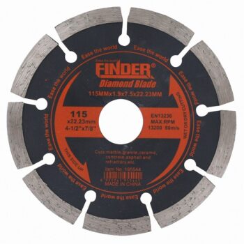 115 mm Dry Diamond Cutting Disc - 4½ inch - Finder 195544