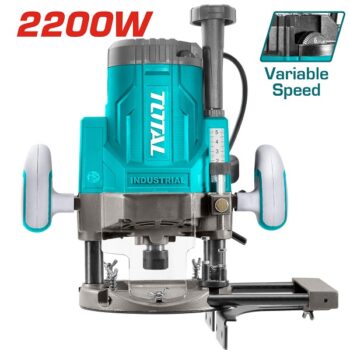 12mm Electric Router - ½inch, 2200W- TOTAL TR111226
