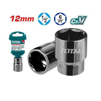 12mm Hexagonal Socket - ½ inch Square Drive, 6Point - TOTAL THTST12121