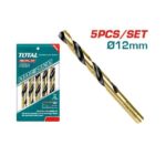 12mm HSS Drill Bit Set 5Pcs - TOTAL TAC101203
