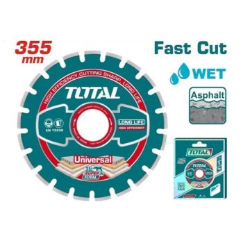 14inch (355mm) Diamond Disc for Asphalt and Concrete Cutting - TOTAL TAC2113551