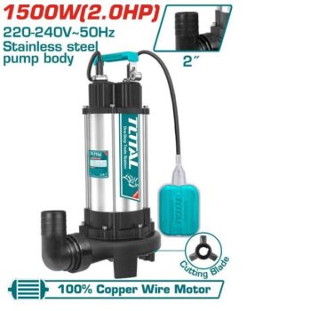 1500W Submersible Pump - TOTAL TWP7150026