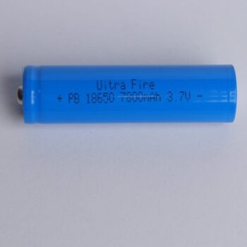 18650 Lithium-Ion Rechargeable Battery 3.7 Volts, 7800mAh