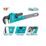 18inch Pipe Wrench – 450mm – TOTAL THT171186
