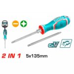 2 In 1 Screwdriver Set - TOTAL THT250226