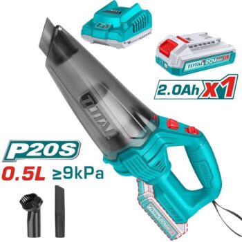 20V 0.5L 9kpa Cordless Vacuum Cleaner - TOTAL TVLI20126