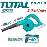 20V Cordless Blower with Battery and Charger Sold Separately - Total TABLI20028
