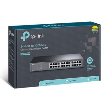 24-port 10/100Mbps Desktop/Rackmount Switch - TPLINK TL-SF1024D