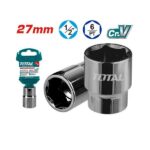 27mm Hexagonal Socket - ½ inch Square Drive, 6Point - TOTAL THTST12271