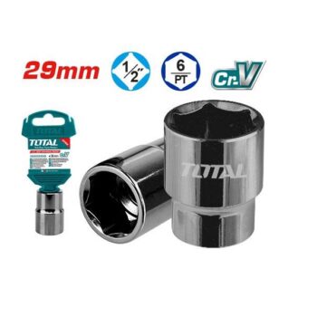 29mm Hexagonal Socket - ½ inch Square Drive, 6Point - TOTAL THTST12291