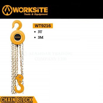 3Ton Chain Block - WORKSITE WT9216