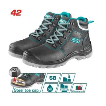 42# Safety Boots with Steel Toe Cap- TOTAL TSP202SB.42