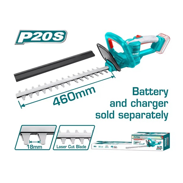 460mm Cordless 20V Li-Ion Hedge Trimmer (Battery and Charger Sold Separately) – THTLI20018