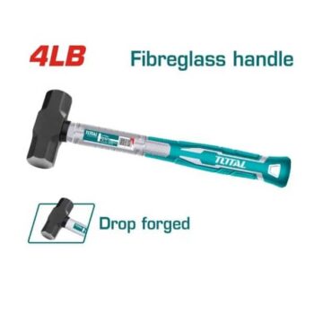 4LB/1800g Sledge Hammer with Fiberglass Handle - TOTAL THT79046