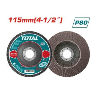 4½ inch (115mm) P80 Flap Disc - TOTAL TAC631153