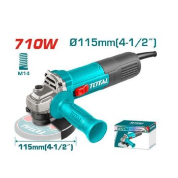 4½ inch Angle Grinder - 710W, 115mm - Total TG10711576-8