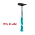 500g (16OZ) Machinist Hammer with Fiberglass Handle - TOTAL THT715006