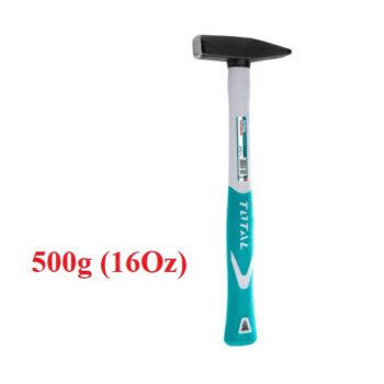 500g (16OZ) Machinist Hammer with Fiberglass Handle - TOTAL THT715006