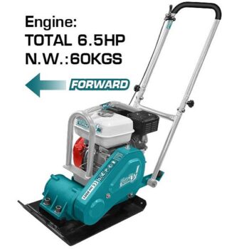 6.5HP 56x44cm 5600 VPM Gasoline Plate Compactor - TOTAL TP7060-2