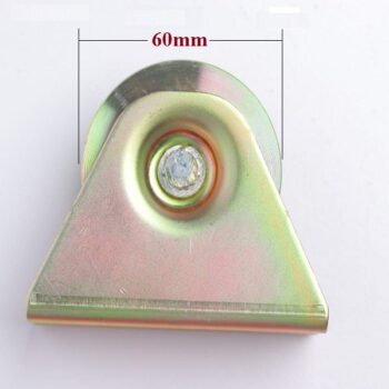 60mm Sliding Gate Caster with V-groove Metal Wheel