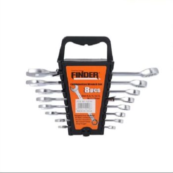 8PCS Combination Spanner Set (6-->19mm , Plastic Wrench Organizer) - Finder 192118