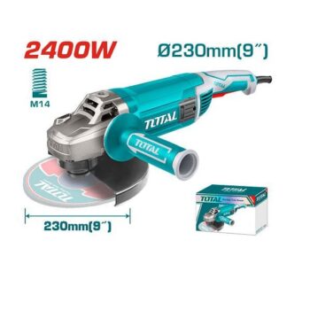 9 inch Angle Grinder – 2400W, 230mm - Total TG1252306