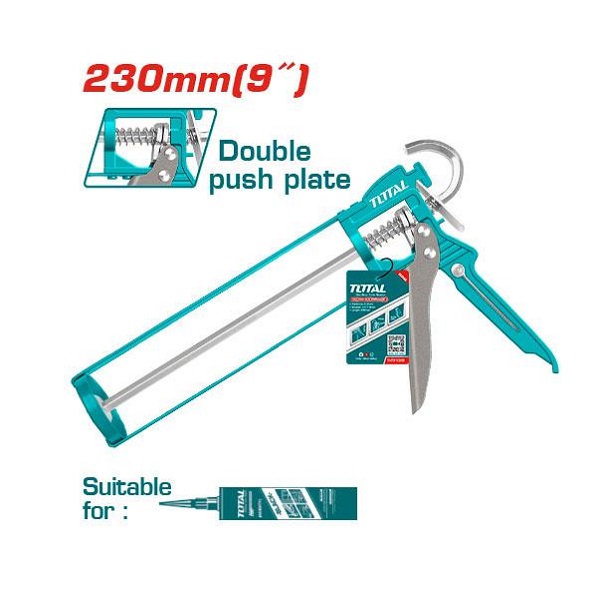 9 inch Caulking Gun - 230mm - TOTAL THT21309