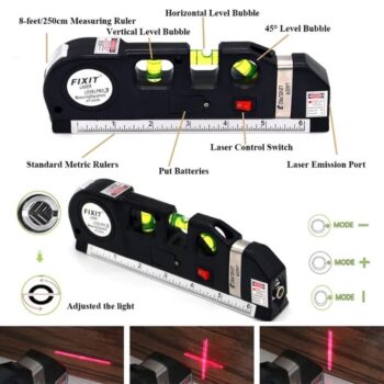 Laser Level Tape Measure With Tripod