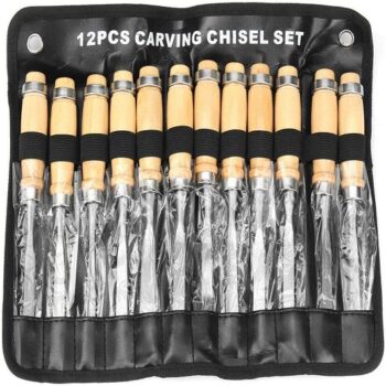 Carving Chisels for Wood - Set of 12pcs