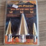 DMAXPOWER HSS Step Drills - Set of 3pieces