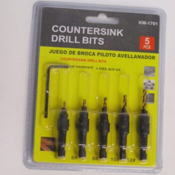 KM-1701 Countersink Drill Bits - 5Pcs