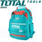 L38cm x W17cmx H46cm Tools Backpack – TOTAL THBP02025 Polyester Oxford Cloth, 8kg Load, Waterproof, Multiple Pockets