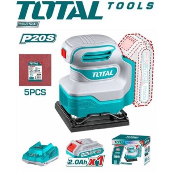 Orbital Sander With 20 V Battery - TOTAL TSHSLI20141