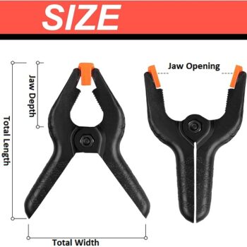 3inch Plastic Spring Clamp for Studio and Wood Working
