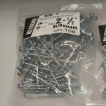 Ruitool 2-1/2 inch Pocket Hole Screws - 100pcs