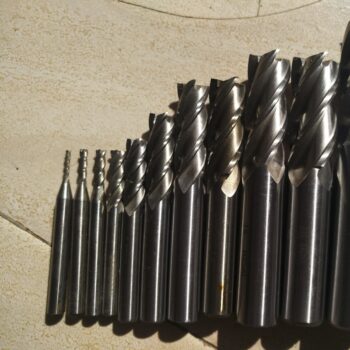 2mm High-Speed Steel Square 4F End Mill