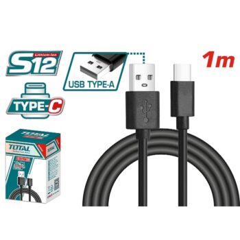USB Type-A to Type-C Cable - Total TIUCC01