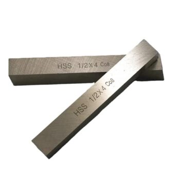 HSS  Cutting Tool For Metal Lathe - High Speed Steel, External Turning, (20x20x100)mm, (3/4x4)inch